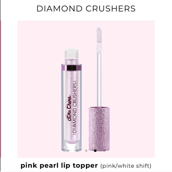 ❇️PINK PEARL Lime Crime DISCONTINUED Diamond Crushers Lip Topper NWT - Picture 6 of 7